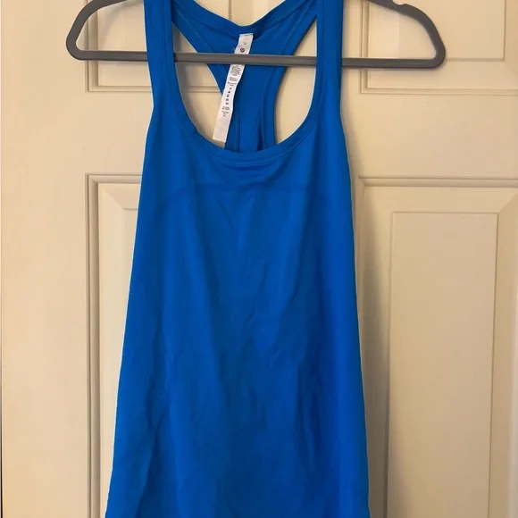 Lululemon Swiftly Racerback Tank Size 12 Poolside Blue - Picture 4 of 8
